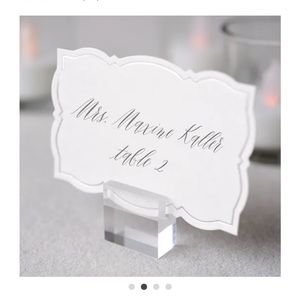 📦 Style Me Pretty Clear Place Card Holders (8ct)